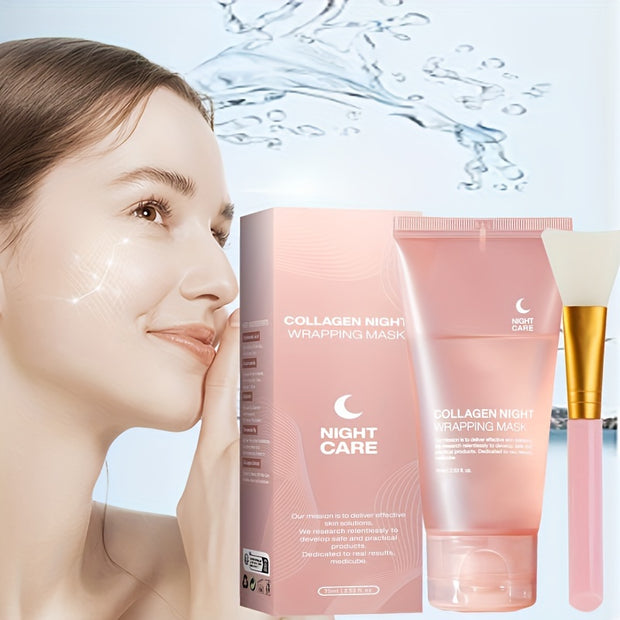 Masque de nuit au collagène hydratant