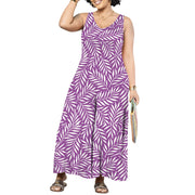 Women's Jumpsuits Overalls Wide Leg Casual 2025 Rompers Sleeveless Smocked One Piece High Waist Loose Fit with Pockets