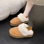 Women's Winter Thick Sole Fleece Slippers with Anti-Slip
