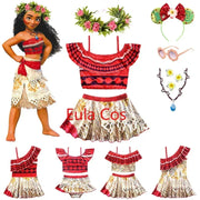Summer Fairy Princess Moana Swimwear Girl Swimsuit Infant Baby Swimsuits Girls Beach Bikini Party Clothes Kids Bath Clothing Set