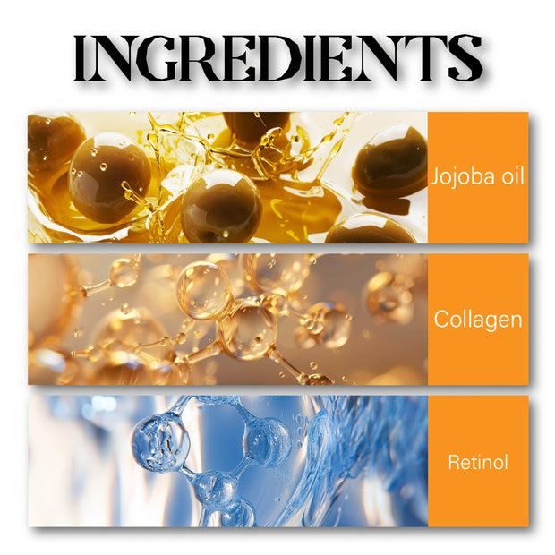 Crème Collagène & Rétinol 60g – Hydratante, Éclaircissante & Anti-Âge