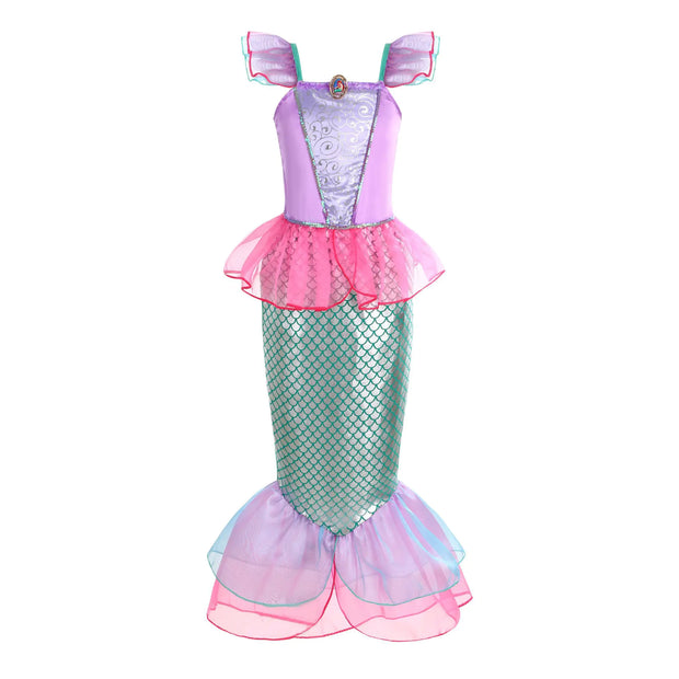 Children's Mermaid Princess Dress - Euro-American Style