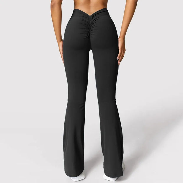 Leggings à micro-corne de mode pour femmes Pantalon de sport