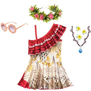 Summer Fairy Princess Moana Swimwear Girl Swimsuit Infant Baby Swimsuits Girls Beach Bikini Party Clothes Kids Bath Clothing Set