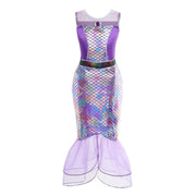Children's Mermaid Princess Dress - Euro-American Style