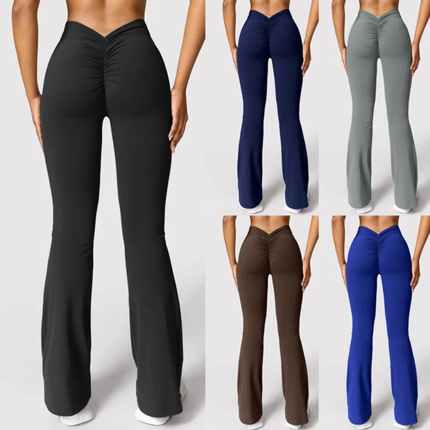 Leggings à micro-corne de mode pour femmes Pantalon de sport