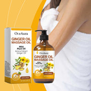 Ginger Essential Oil For Relaxing Body Massage Oil ﻿Relieve Muscle Fatigue Improve Rough Repair Damaged Skin Hydrating Essence