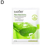 1PC Masque facial végétal naturel Masques de soins de la peau