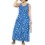 Women's Jumpsuits Overalls Wide Leg Casual 2025 Rompers Sleeveless Smocked One Piece High Waist Loose Fit with Pockets