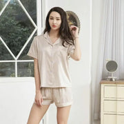 Blue Satin Hen Party Pjs | Bridal Party Pyjamas for Hen Weekend | Pyjamas for morning of the wedding | Blue Cloud 9 pyjamas