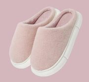Women's Winter Cotton Slippers - Thick Bottom Non-slip