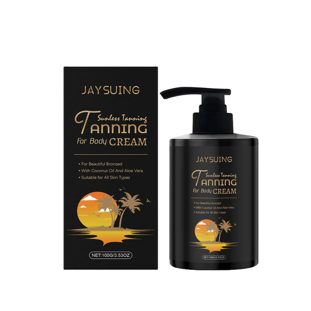 Lotion de bronzage Visage Corps Auto-bronzant Sans soleil Brunissement Sans Stries Faux Bronzage Rapide Bronzer Extérieur Soleil Intérieur Bronzage Crème Accélérateur