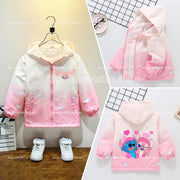2025 New Stitch Jacket Spring Autumn Fashion Clothes Girls Baby Anime Cartoon Sweet Breathable Leisure Coats Kids Birthday Gift