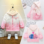 2025 New Stitch Jacket Spring Autumn Fashion Clothes Girls Baby Anime Cartoon Sweet Breathable Leisure Coats Kids Birthday Gift