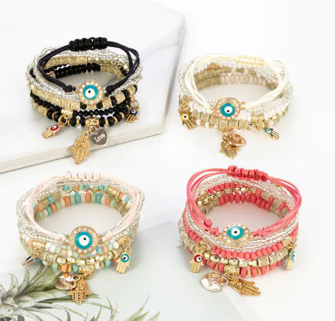 Bohemian Style Handmade Beaded Multi-layer Bracelet