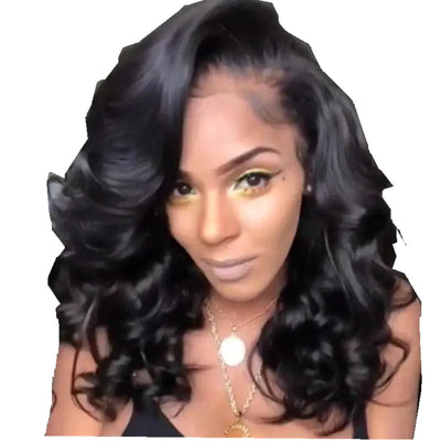 Chemical Fiber Wig with Headgear Attachment