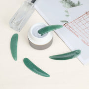Cuillère de masque facial en jade Spatule de maquillage Soins de la peau