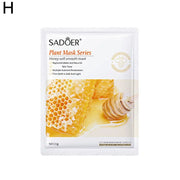 1PC Masque facial végétal naturel Masques de soins de la peau