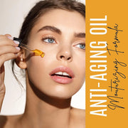 Huile de Curcuma Premium – Éclat, Anti-Rides & Peau Zéro Imperfections