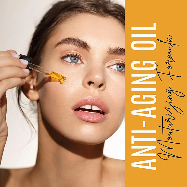 Huile de Curcuma Premium – Éclat, Anti-Rides & Peau Zéro Imperfections