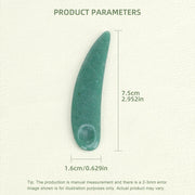 Cuillère de masque facial en jade Spatule de maquillage Soins de la peau