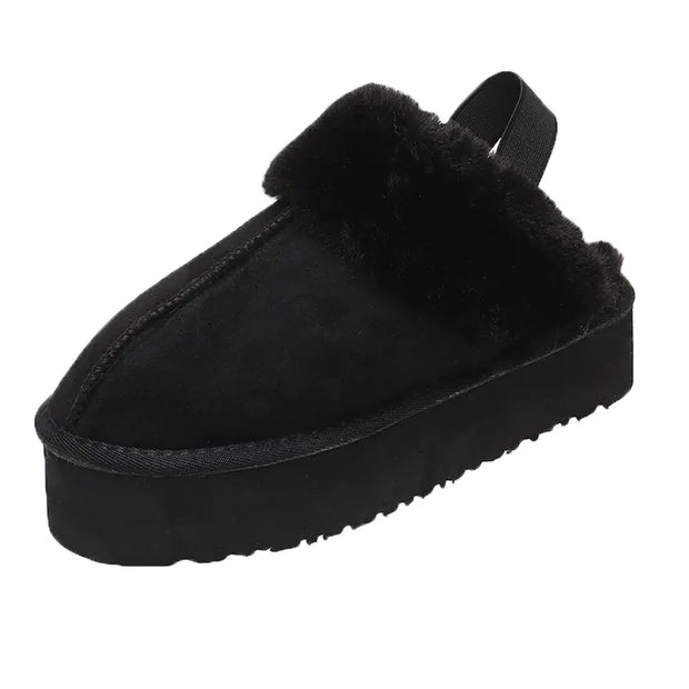 Women's Winter Thick Sole Fleece Slippers with Anti-Slip