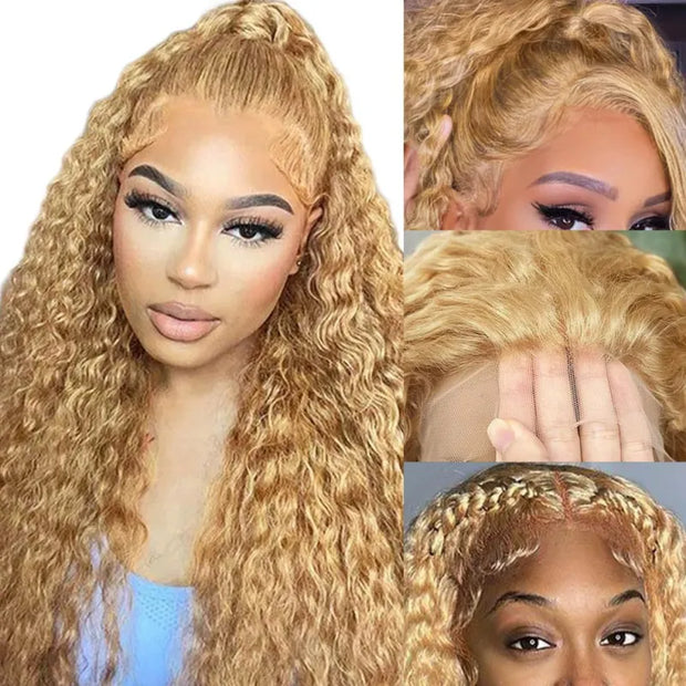 Front Lace curly Synthetic Wig