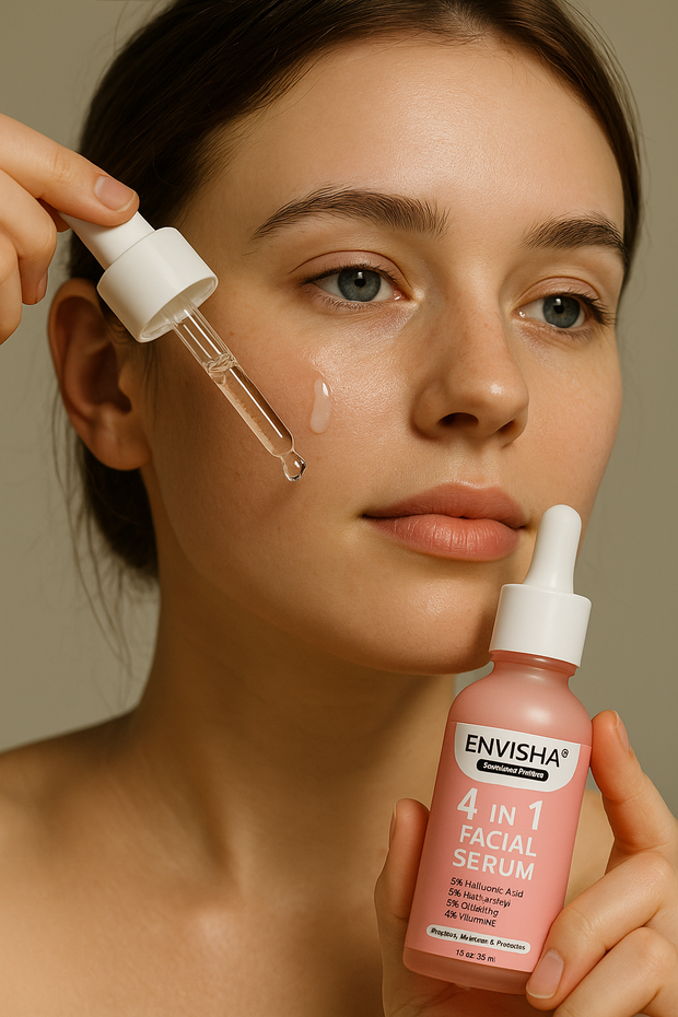 Sérum facial unisexe 4 en 1