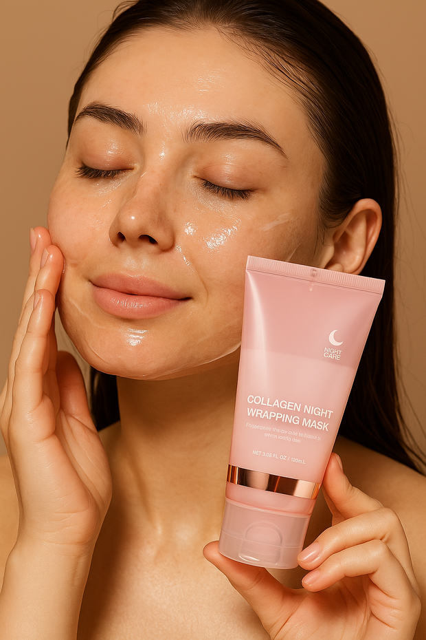 Masque de nuit au collagène hydratant