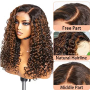 Front Lace curly Synthetic Wig