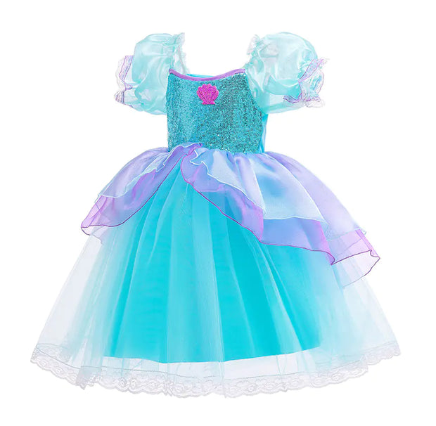 Children's Mermaid Princess Dress - Euro-American Style