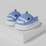 Shark Non-Slip Thick Bottom Cotton Slippers for Women