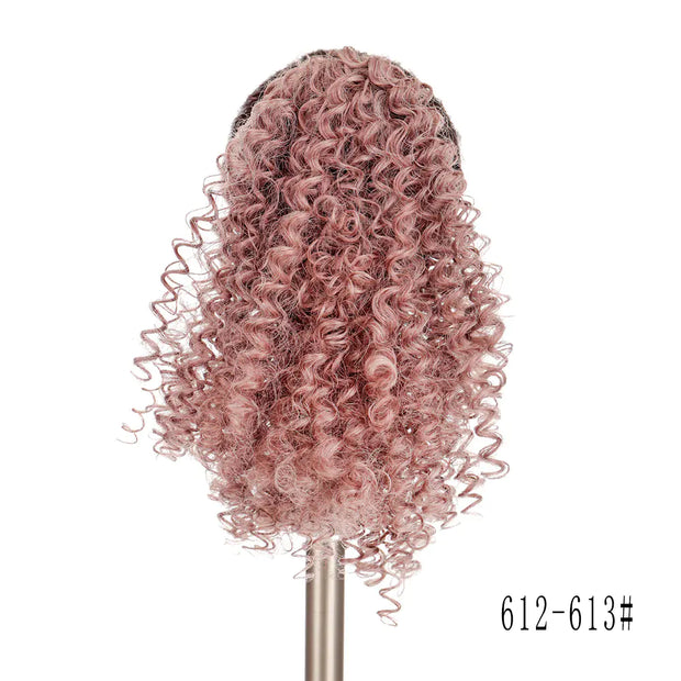 Small Curly Ponytail Chemical Fiber Mesh Wig Braid