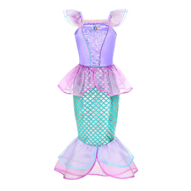 Children's Mermaid Princess Dress - Euro-American Style