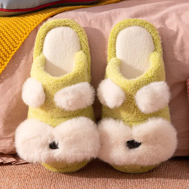 Thick-Soled Non-Slip Cotton Slippers for Women