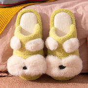 Thick-Soled Non-Slip Cotton Slippers for Women