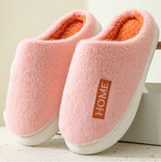 Thick-soled Cotton Slippers with Non-slip Warmth