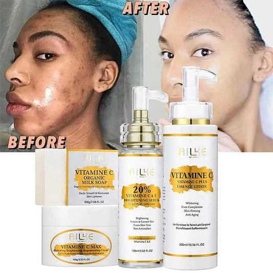 Crème éclaircissante pour le corps pour femme, avec vitamine C