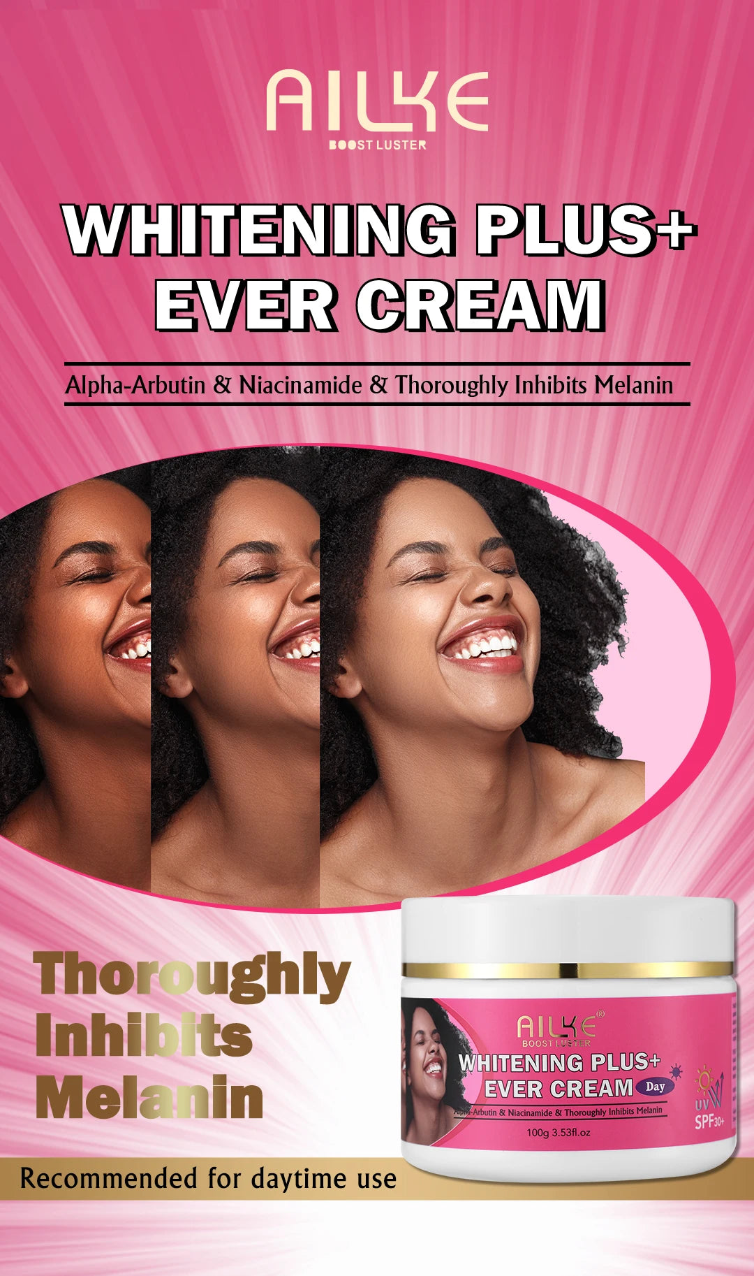 AILKE Ensemble de soins éclaircissants pour la peau