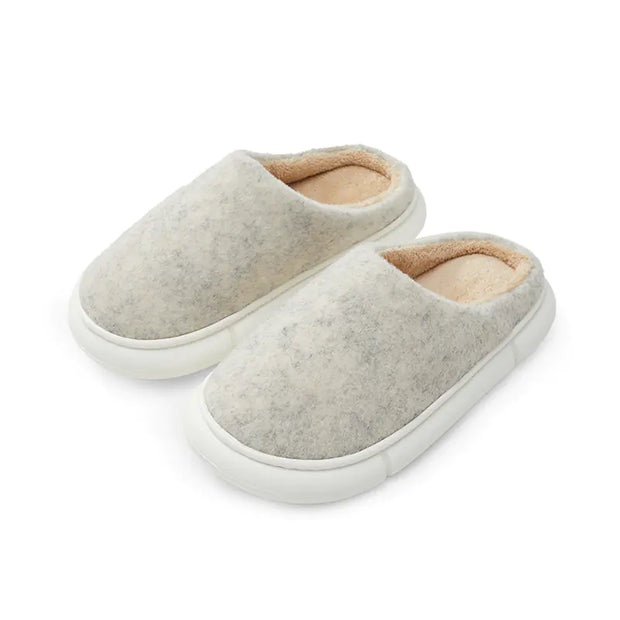 Women's Winter Cotton Slippers - Thick Bottom Non-slip