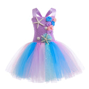 Children's Mermaid Princess Dress - Euro-American Style