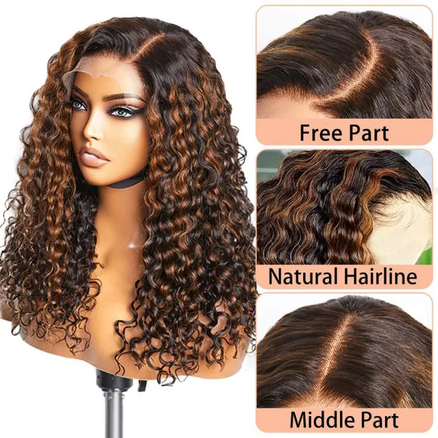 Front Lace curly Synthetic Wig