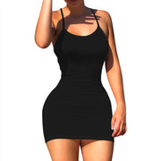 Women's Summer Floral Print A Line Short Cami Dress