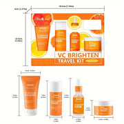 1 ensemble d'ensemble de soins de la peau à la vitamine C