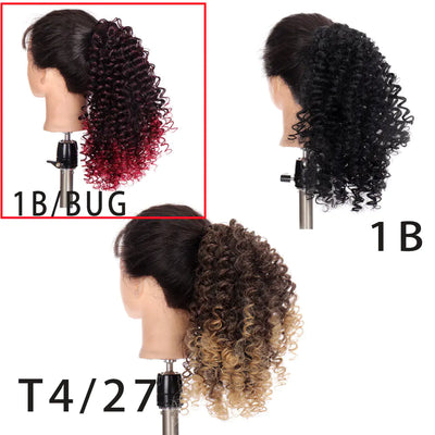 Small Curly Ponytail Chemical Fiber Mesh Wig Braid