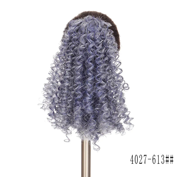 Small Curly Ponytail Chemical Fiber Mesh Wig Braid