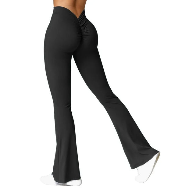 Leggings à micro-corne de mode pour femmes Pantalon de sport