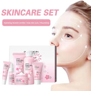 6pcs Sakura Ensemble de soins de la peau