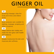 Ginger Essential Oil For Relaxing Body Massage Oil ﻿Relieve Muscle Fatigue Improve Rough Repair Damaged Skin Hydrating Essence