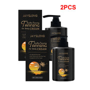 Lotion de bronzage Visage Corps Auto-bronzant Sans soleil Brunissement Sans Stries Faux Bronzage Rapide Bronzer Extérieur Soleil Intérieur Bronzage Crème Accélérateur